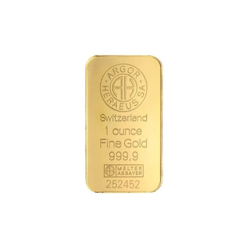 Lingote de Oro 1 oz.