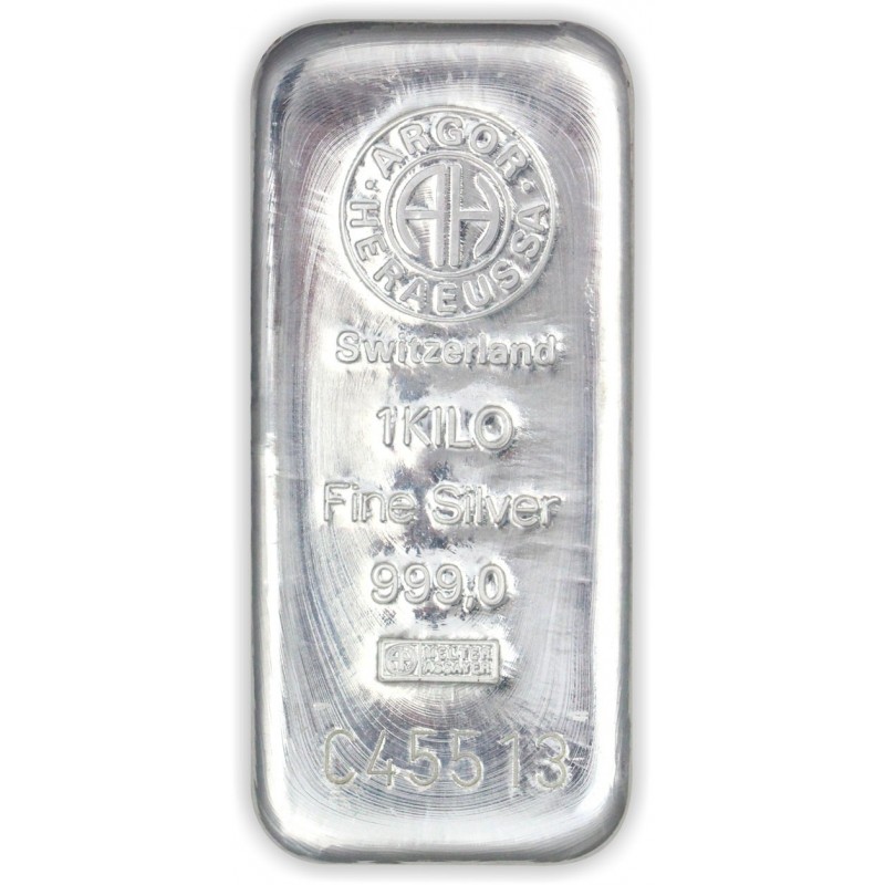 Lingote de Plata 1 kg.